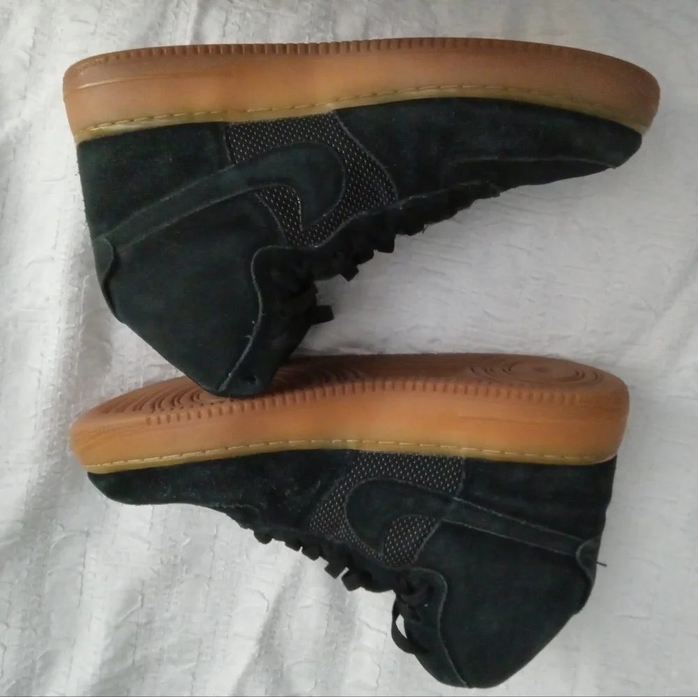 AF1 High 07 LB8- suede black gum bottom 806403-003